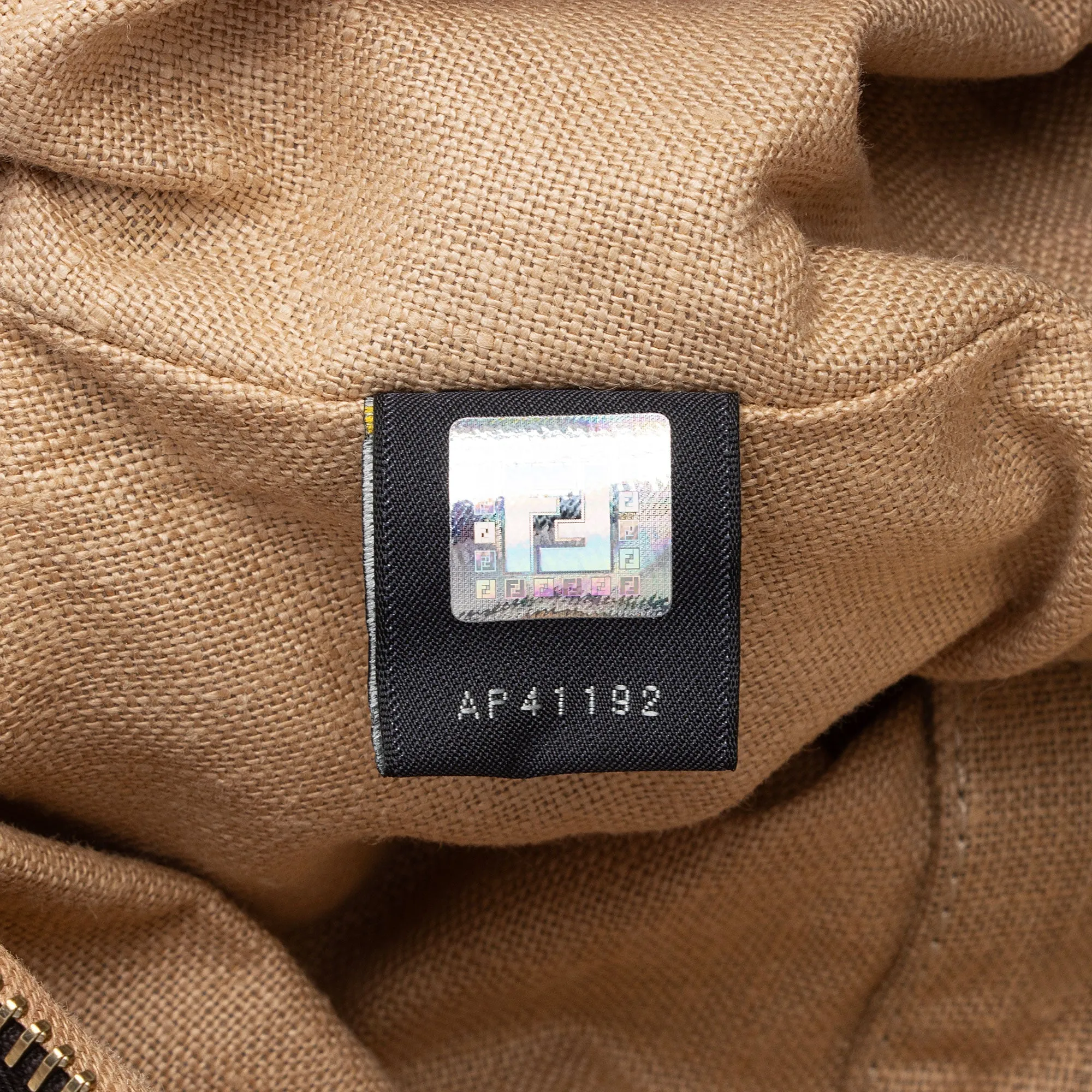 Fendi Tortuga Leather Zucca Spy Baby Satchel (SHF-FazHBh)