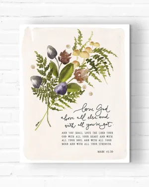 Foundation 1: Love God Canvas