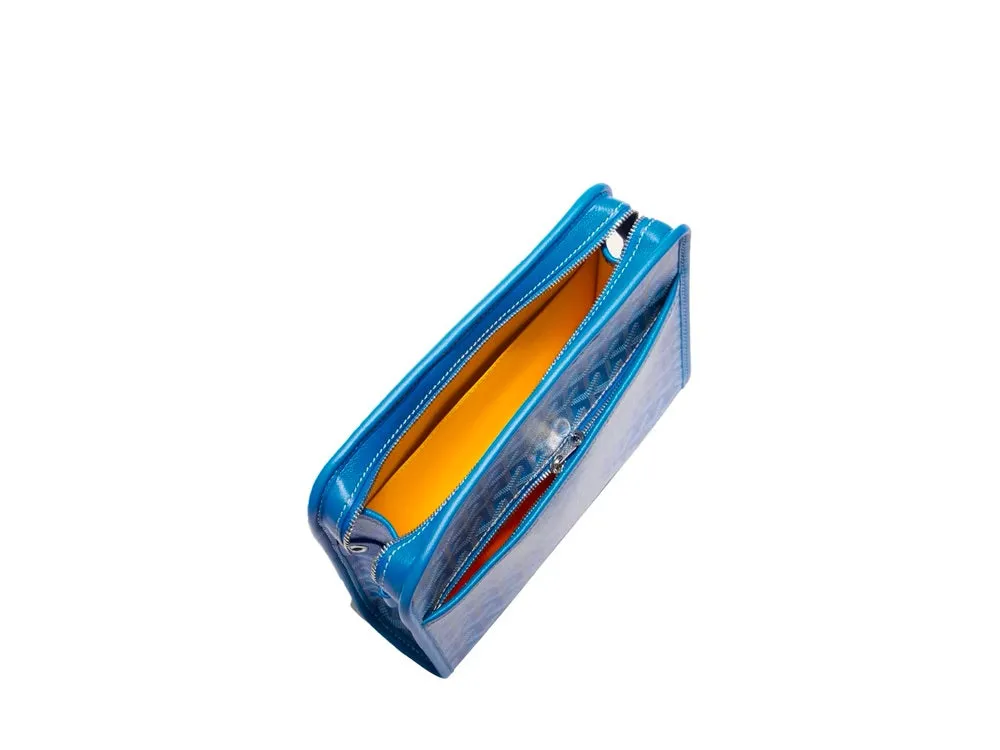 Goyard Jouvence Toiletry Bag MM Sky Blue