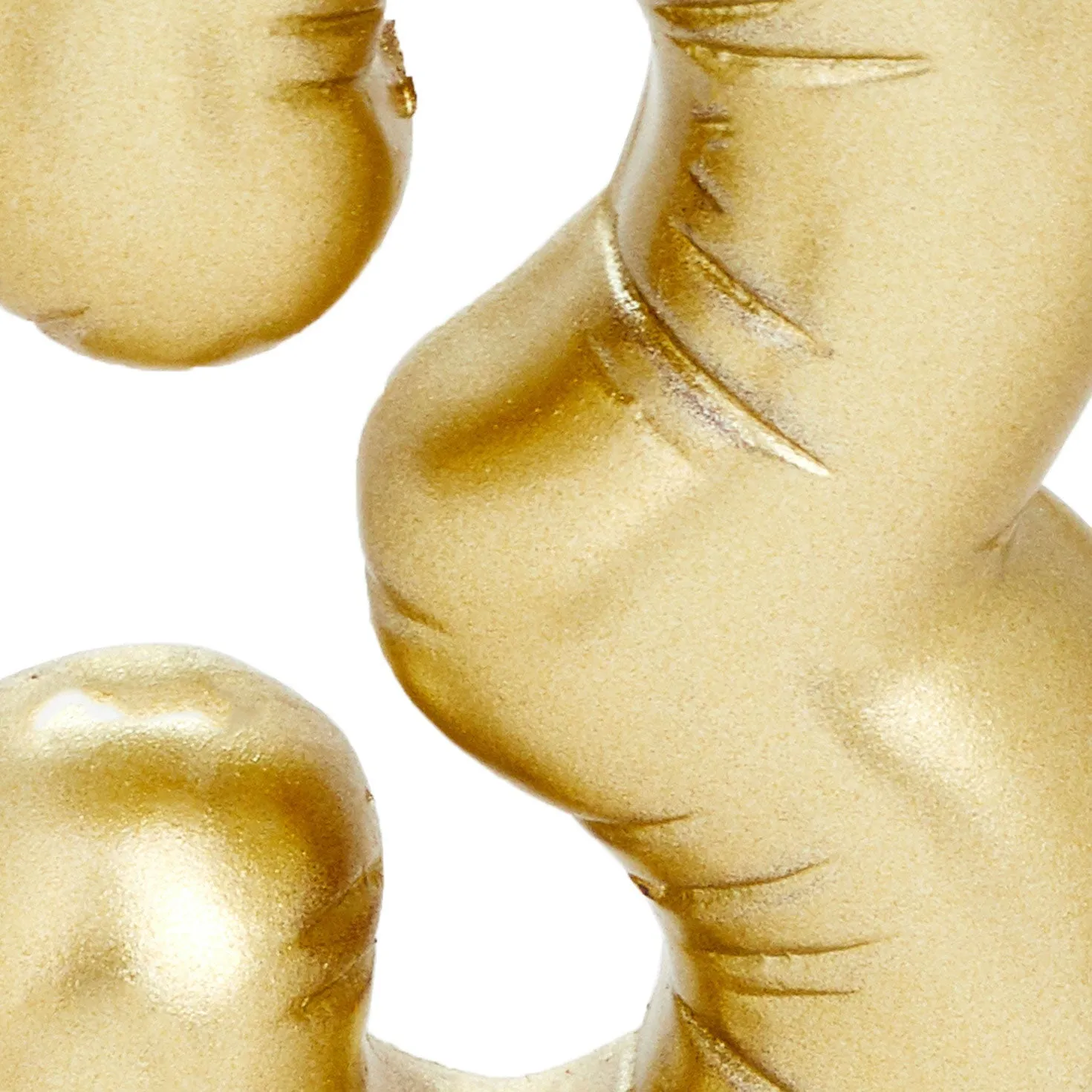 Hallmark ''3'' Metallic Gold Balloon Birthday Candle