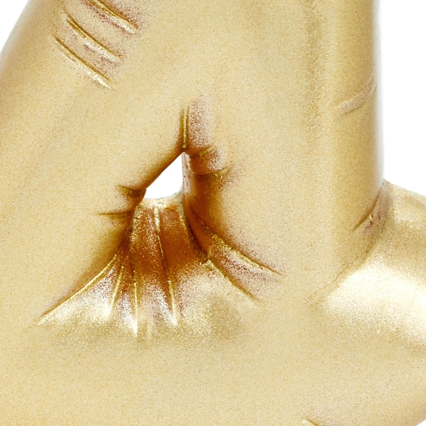 Hallmark ''4'' Metallic Gold Balloon Birthday Candle