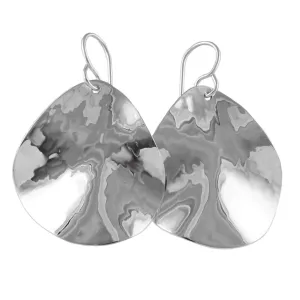 Hammered Sterling Silver Earrings