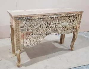 Hand Carved Console