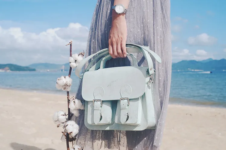 Handmade Womens Leather Satchel Bag Purses Crossbody Bags for Women