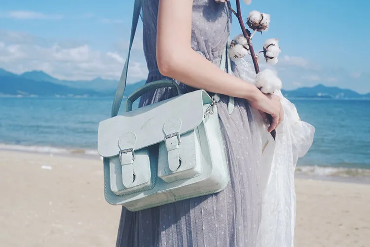 Handmade Womens Leather Satchel Bag Purses Crossbody Bags for Women