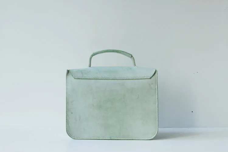 Handmade Womens Leather Satchel Bag Purses Crossbody Bags for Women
