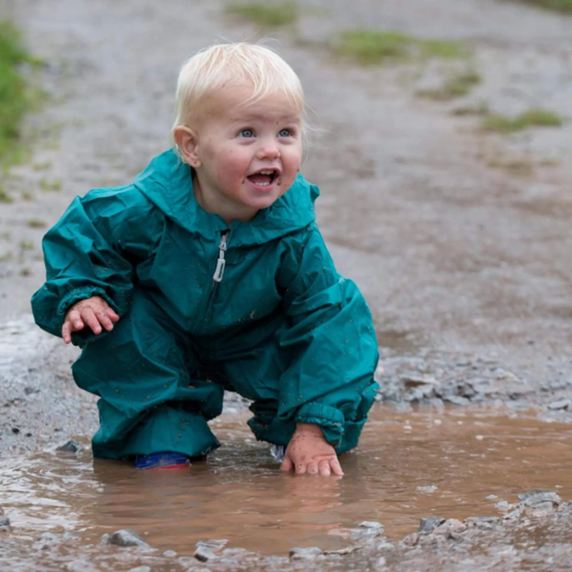 Hippychick Toddler Waterproof Packasuit (Bottle Green)