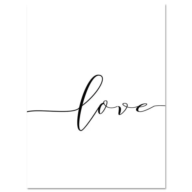 Holding Hands,  Canvas Prints -Love Quote