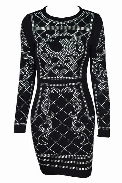 HOT SHINING BEAD DRESS