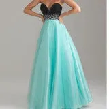 HOT WEDDING LONG STRAPLESS SHINING DRESS