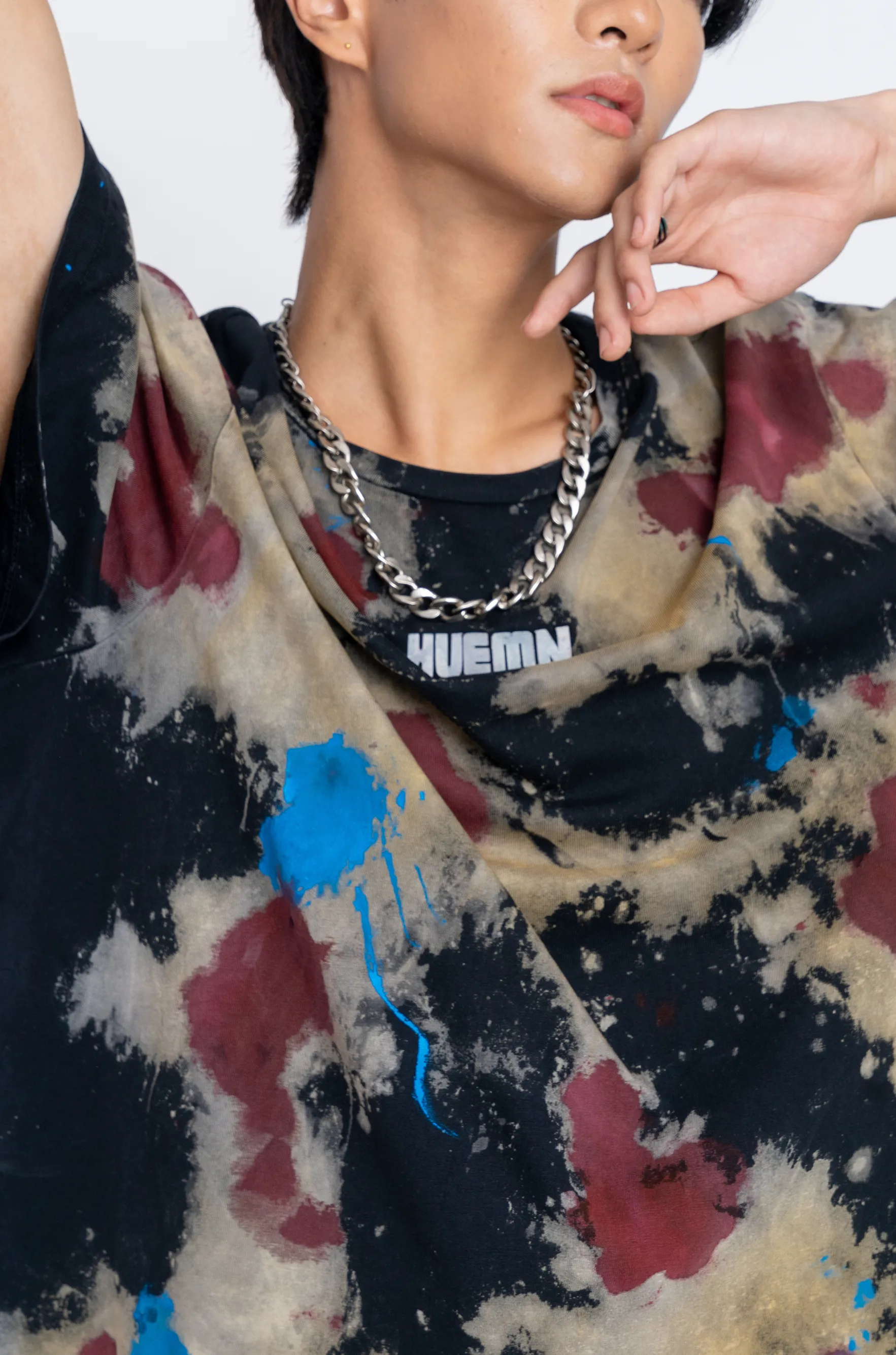 Huemn Blood Washed T-Shirt (Black)