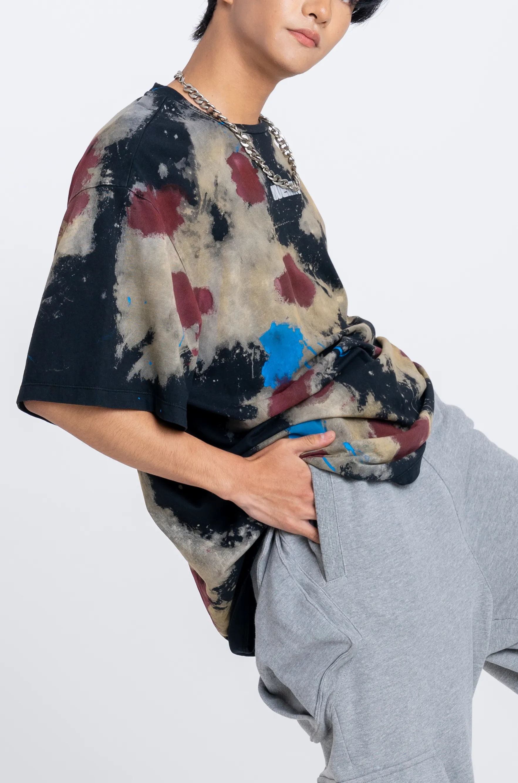 Huemn Blood Washed T-Shirt (Black)