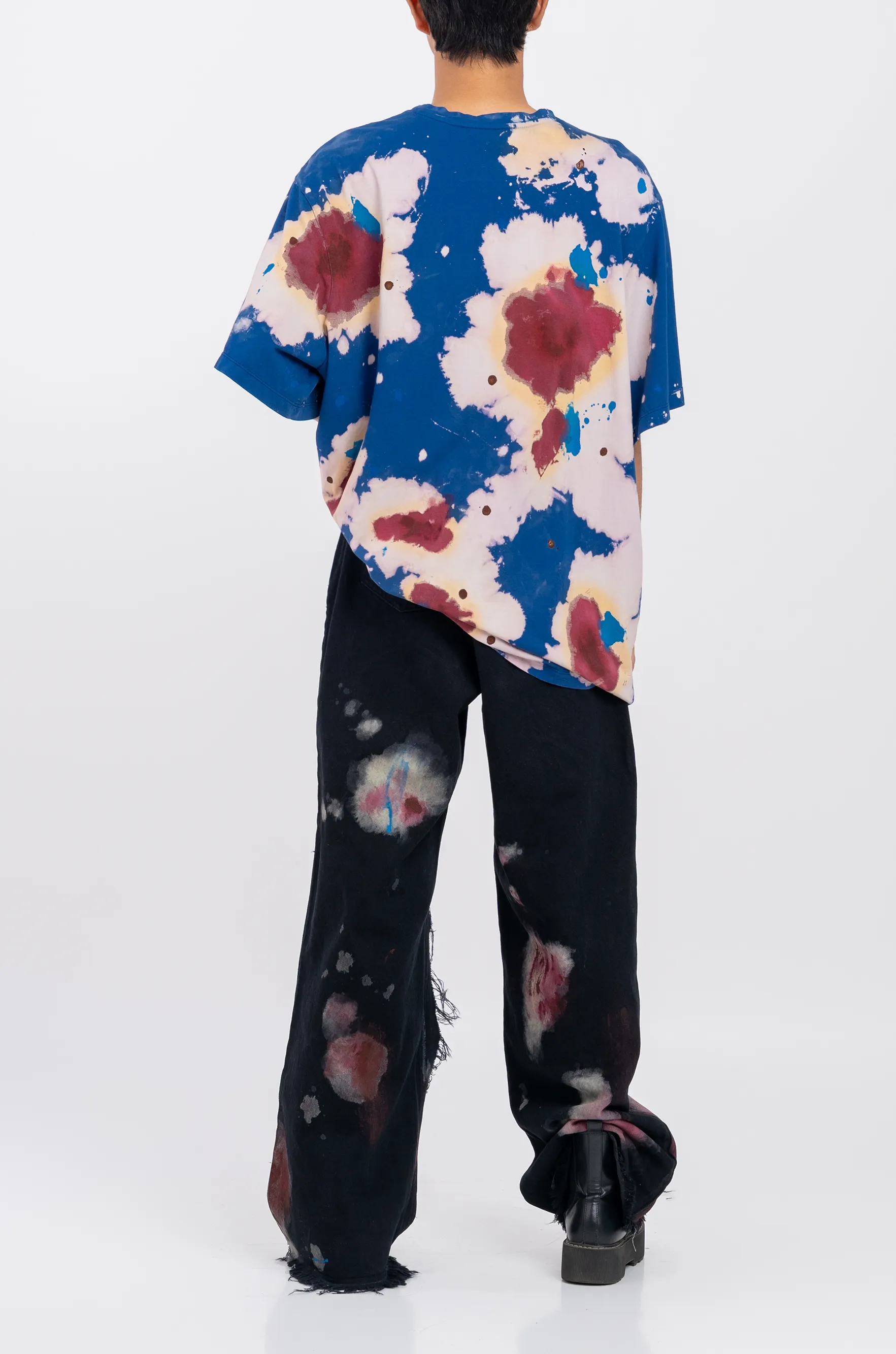 Huemn Blood Washed T-Shirt (Blue)