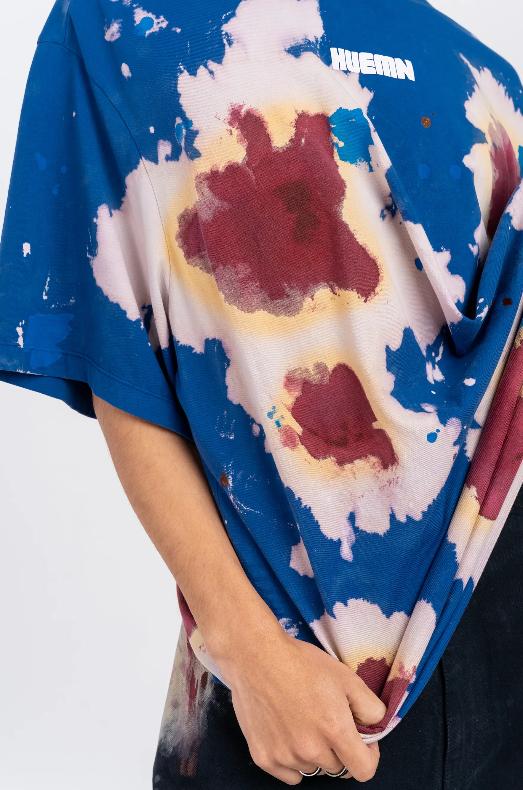 Huemn Blood Washed T-Shirt (Blue)