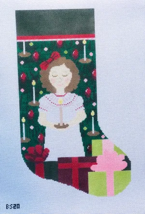 I Believe Stocking Canvas