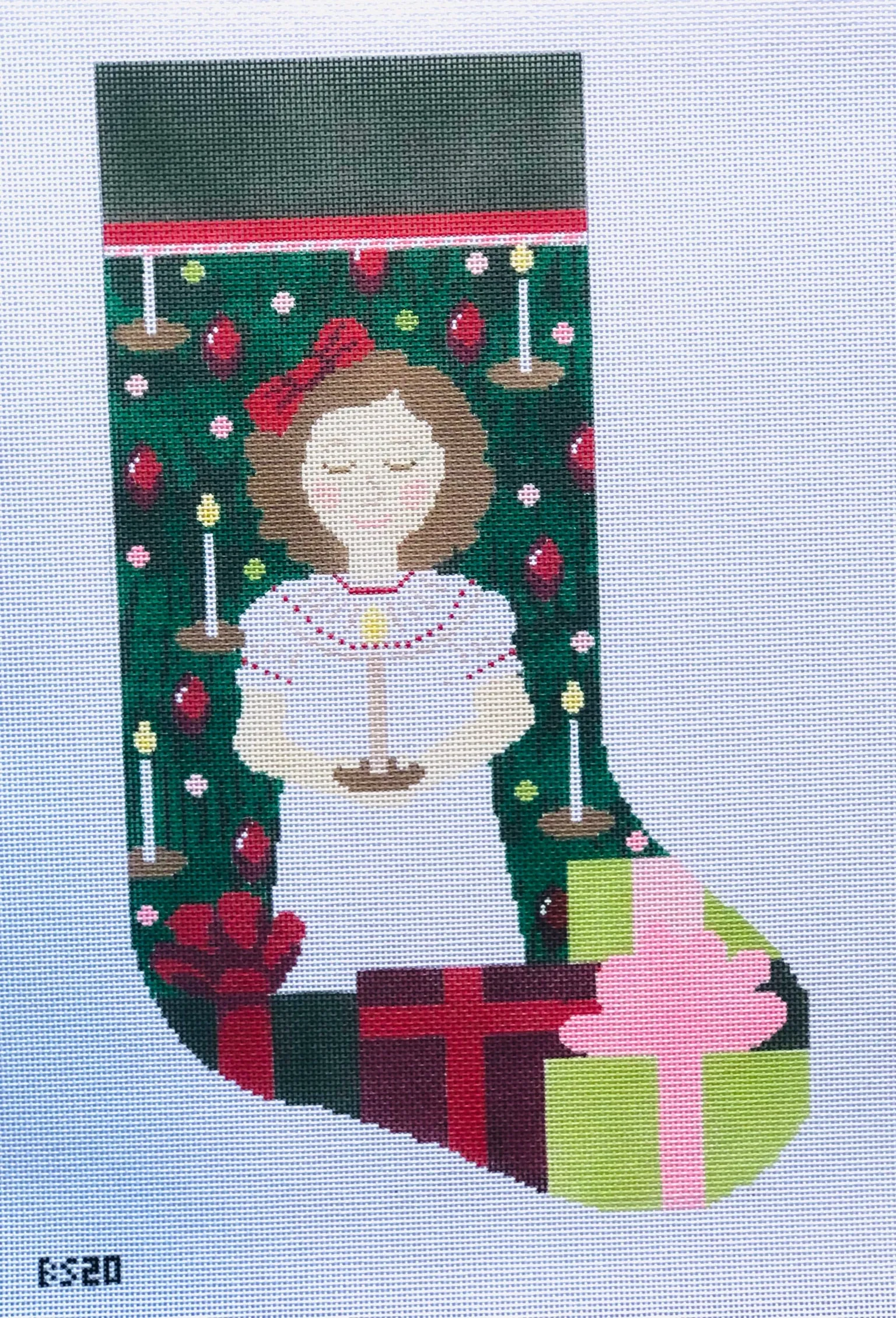 I Believe Stocking Canvas