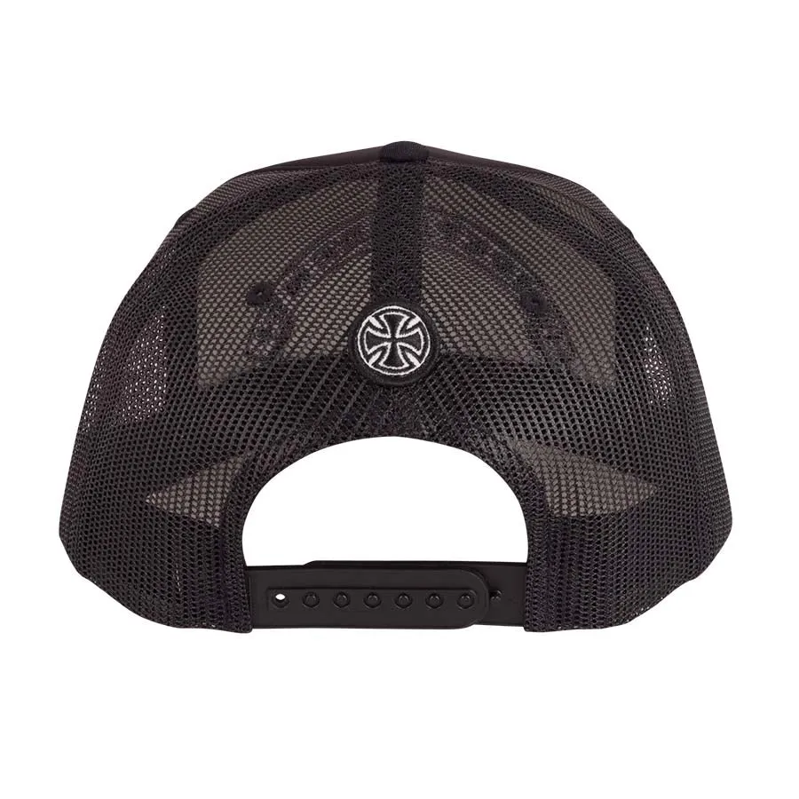 Independent Steady Mesh Trucker Hat Black/Camo