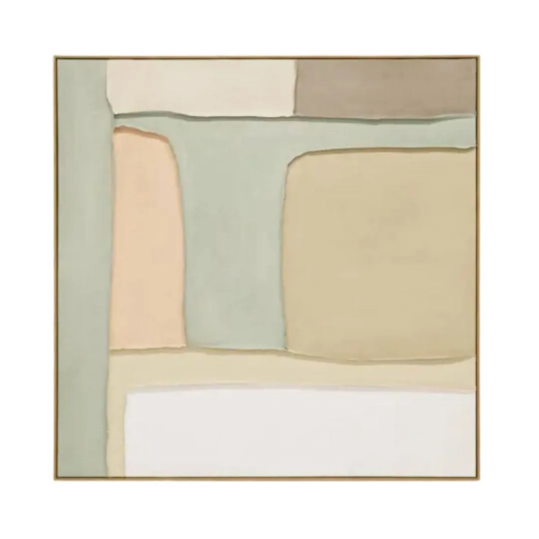 Juggar Hand Painted Framed Canvas - 100x100