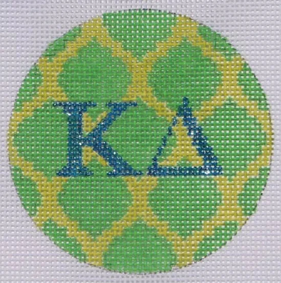 Kappa Delta 3" Round Canvas