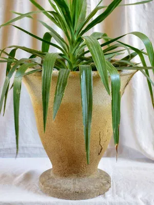 Large mid-century tulip shaped garden planter