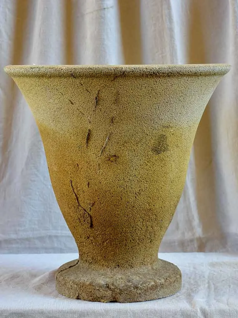 Large mid-century tulip shaped garden planter