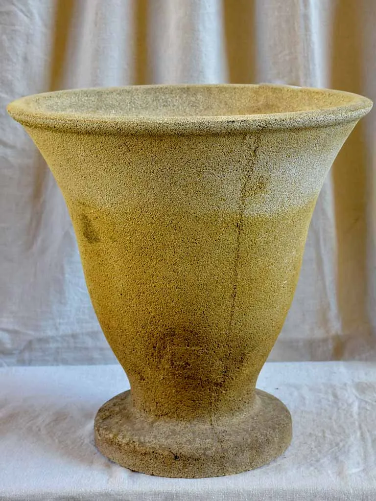 Large mid-century tulip shaped garden planter