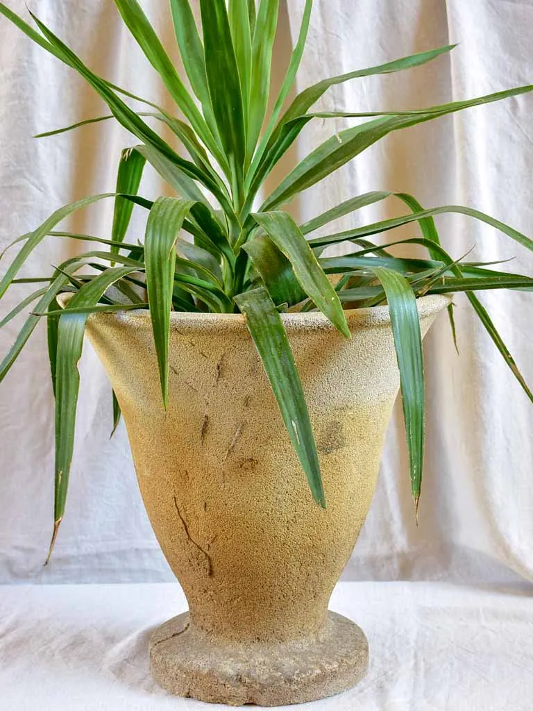 Large mid-century tulip shaped garden planter