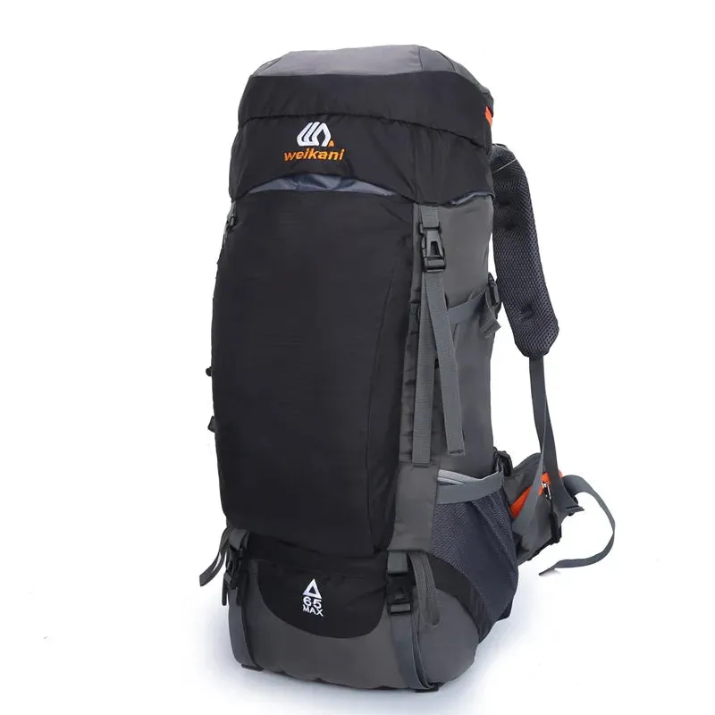 Large Waterproof Camping Backpack for Outdoor Climbing and Hiking
