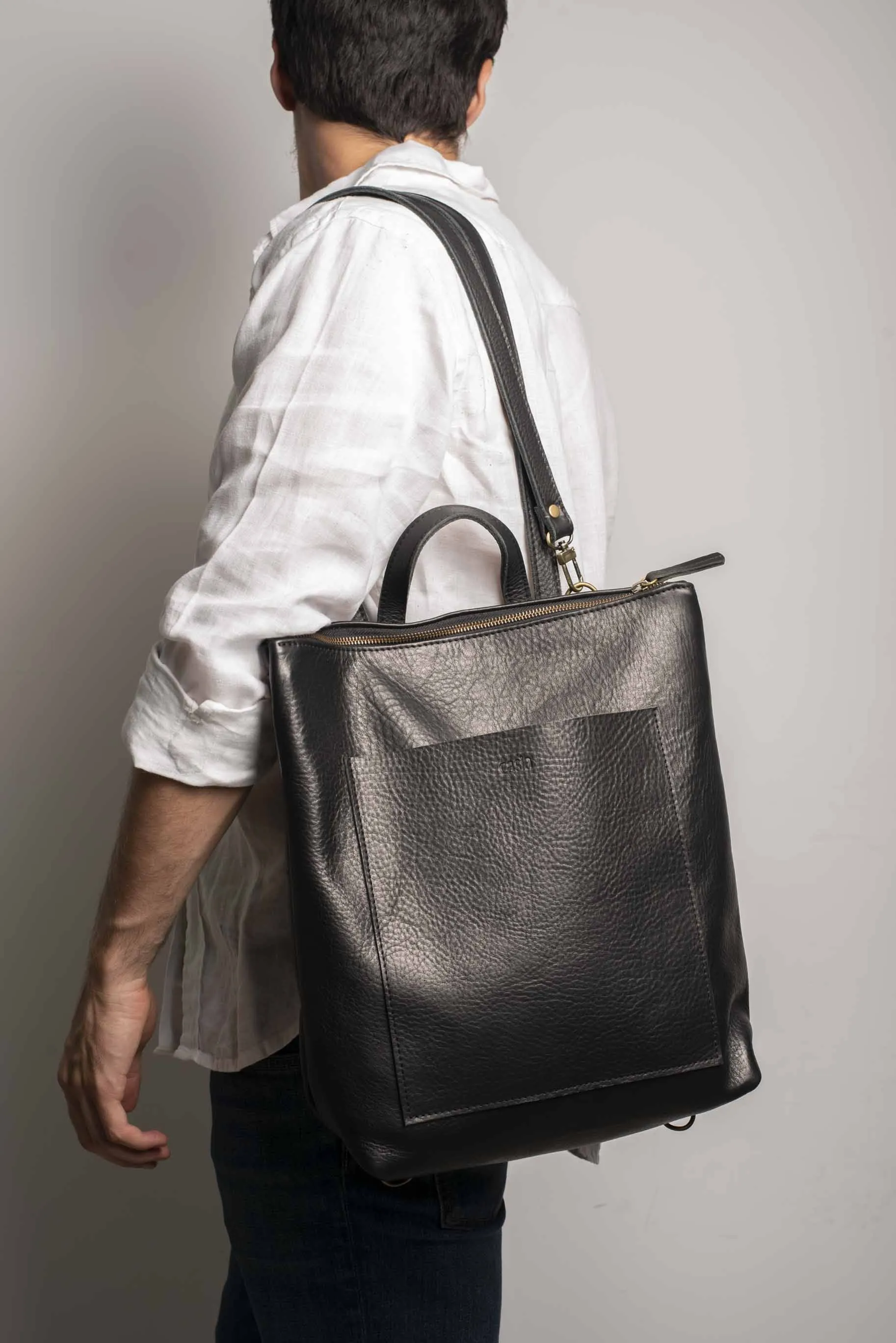 Leather backpack - Andes L