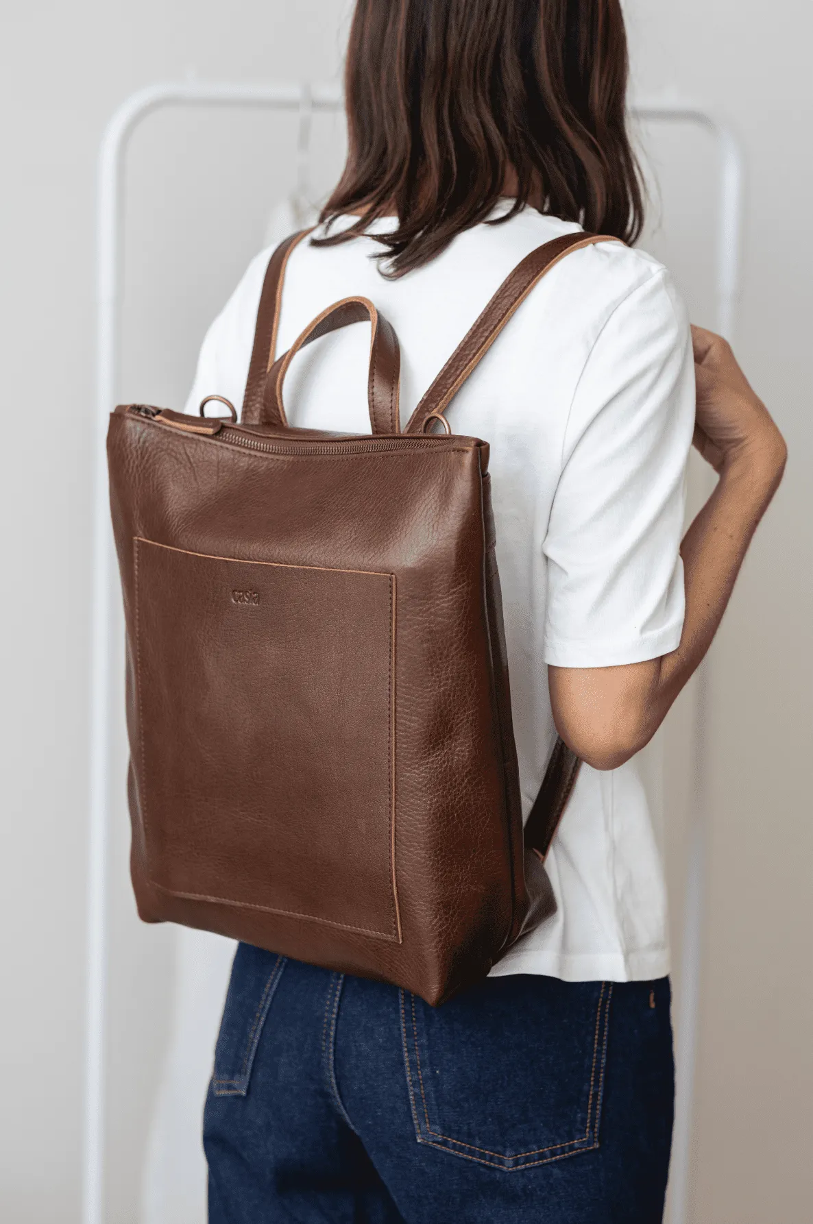 Leather backpack - Andes L