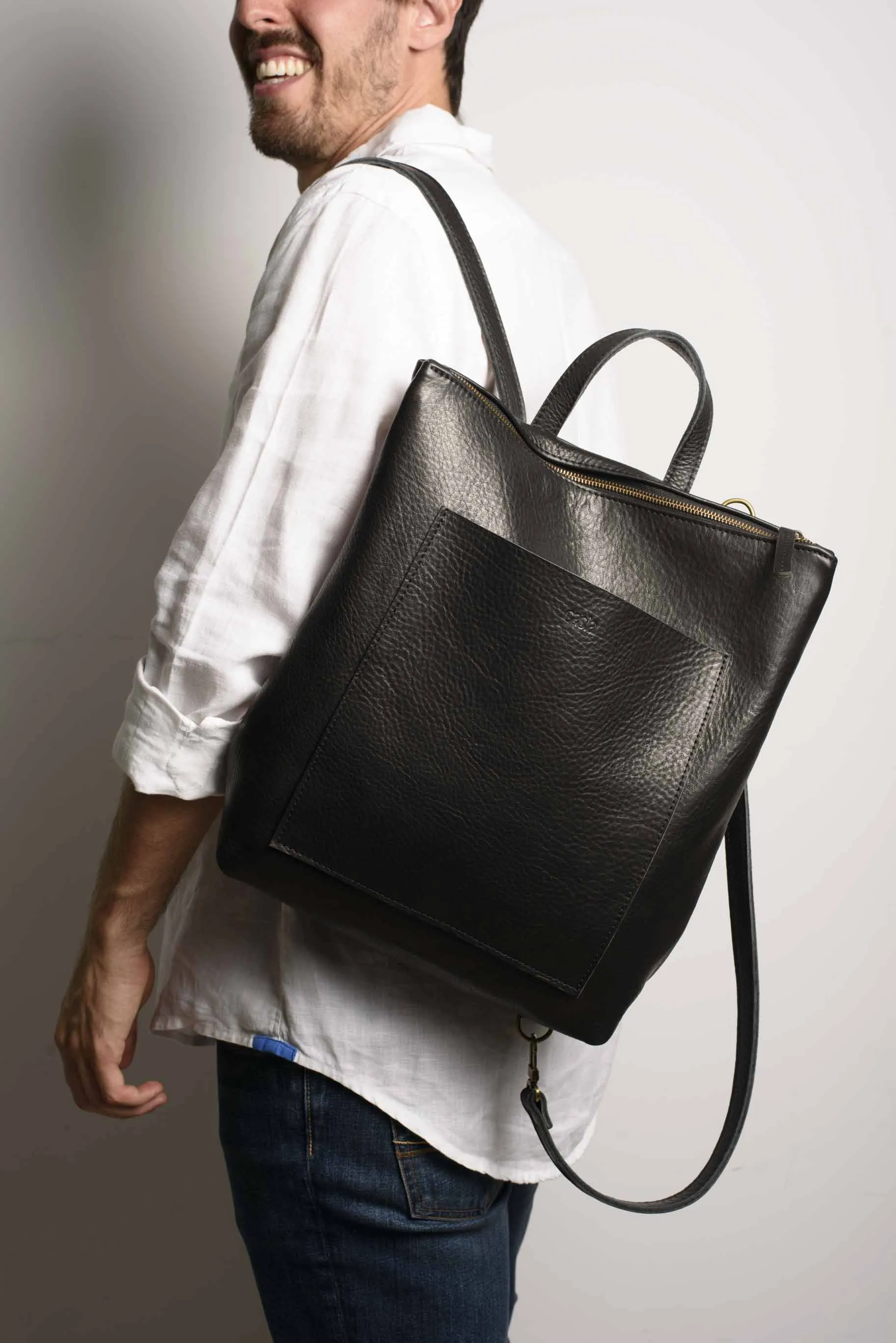 Leather backpack - Andes L