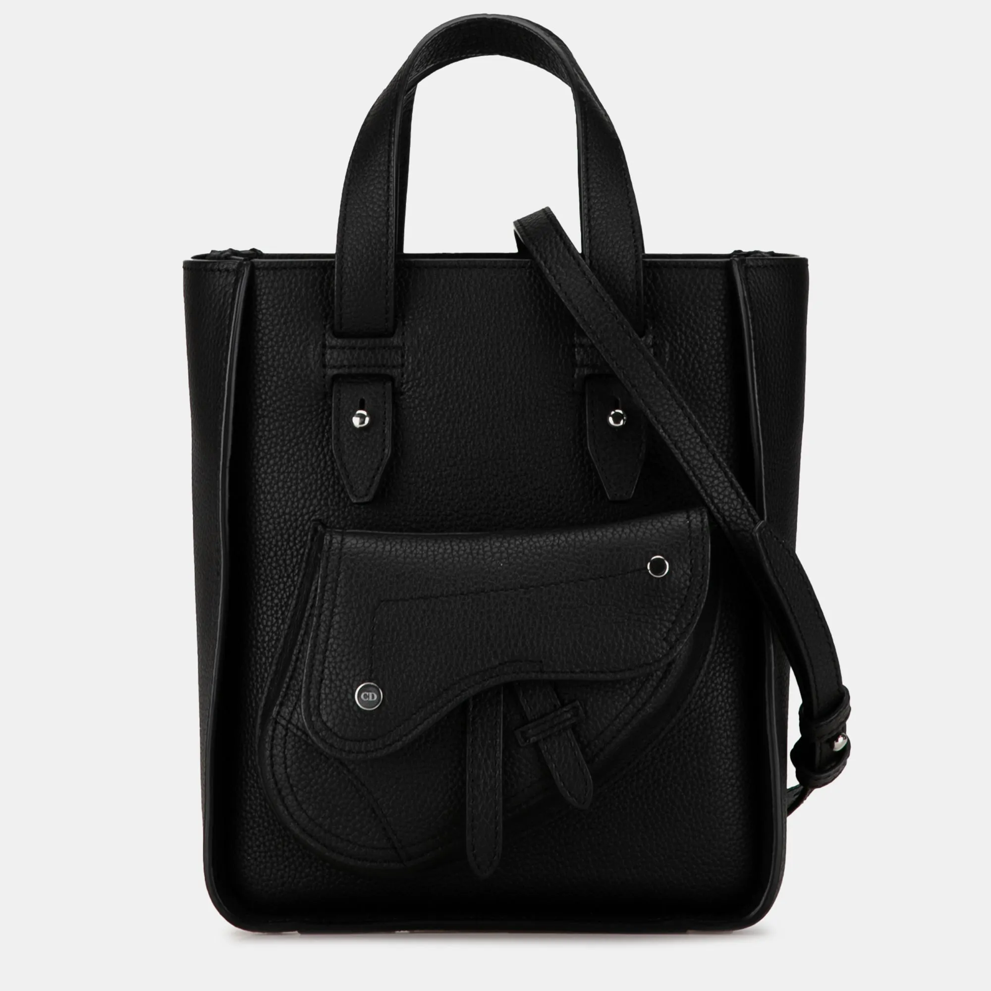 Leather Saddle Tote