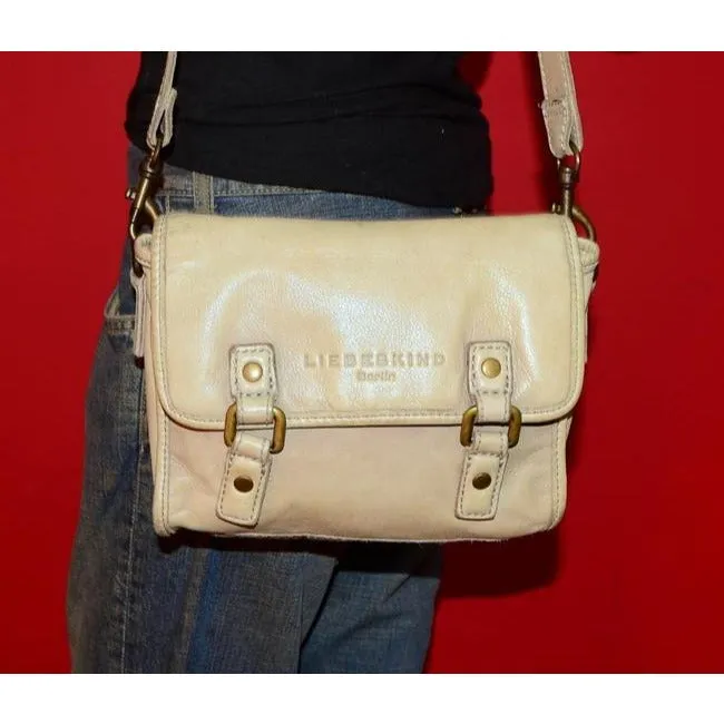 Liebeskind Pursesdesigner Purses Grey Supple Leather Messenger Bag