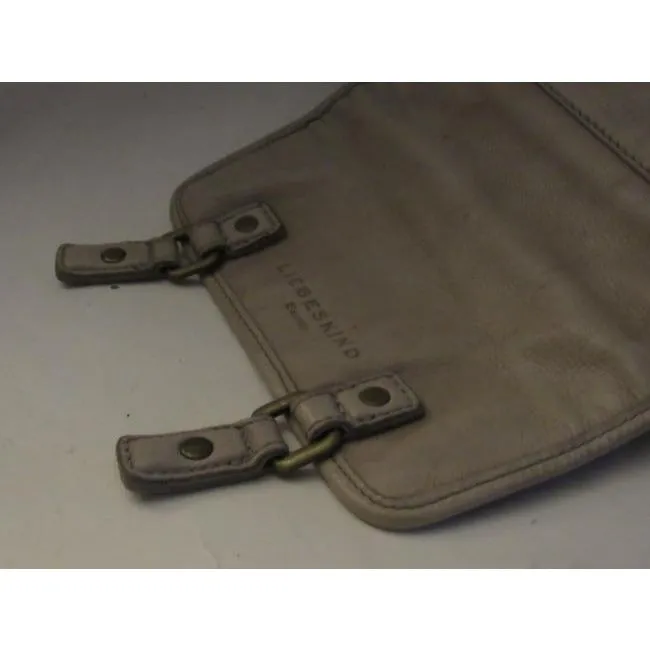 Liebeskind Pursesdesigner Purses Grey Supple Leather Messenger Bag