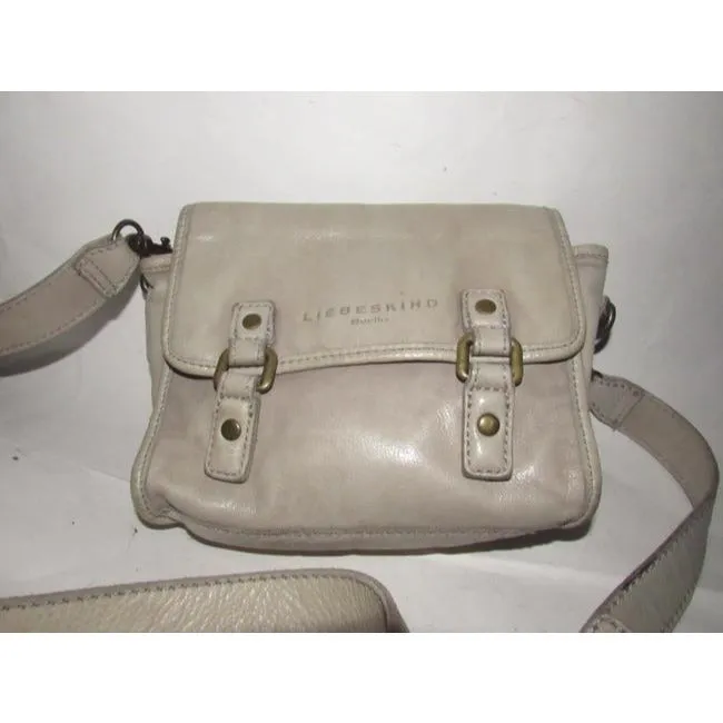Liebeskind Pursesdesigner Purses Grey Supple Leather Messenger Bag