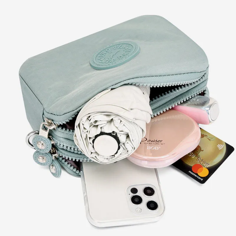 Lightweight Waterproof Women Purse Multi-Pocket Small Crossbody Bag Clutch