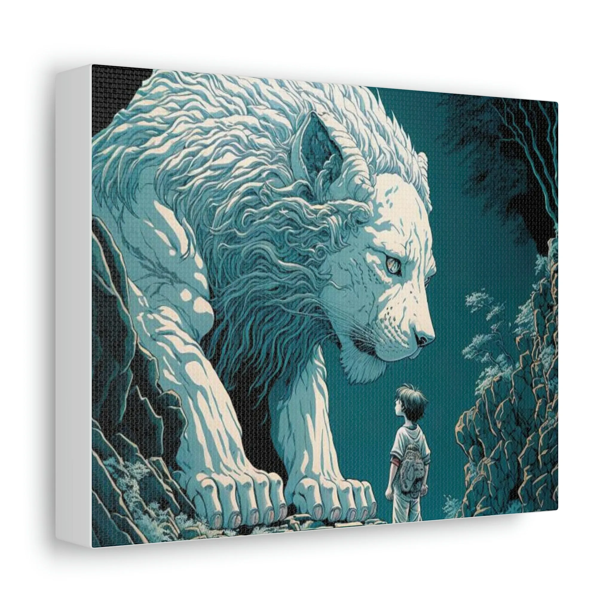 Lion Stretched Canvas