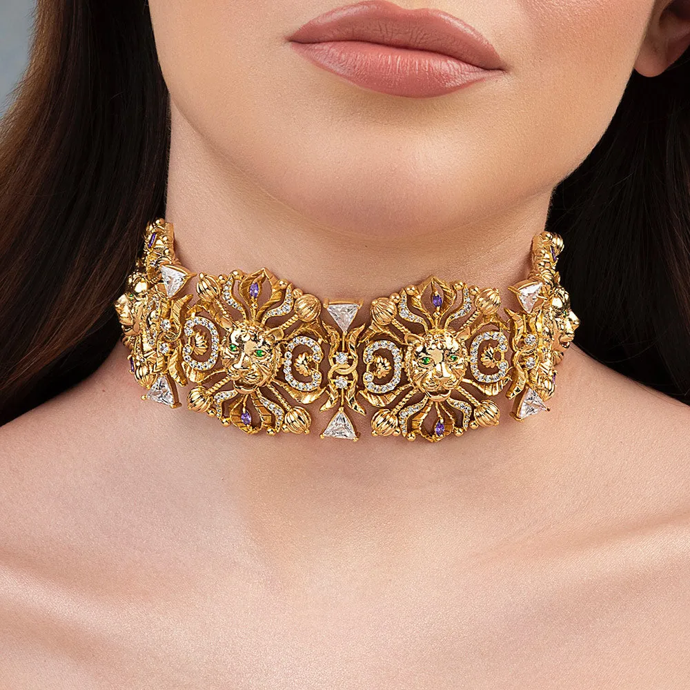 Livia Panthera Choker Necklace