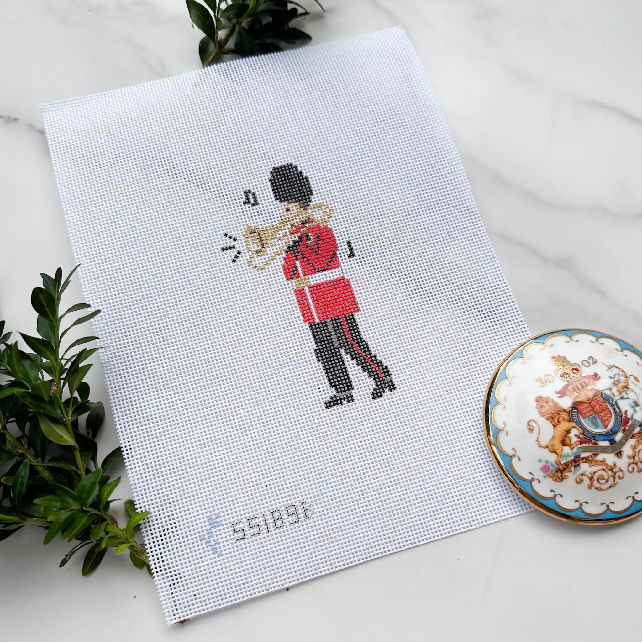 London Guard Needlepoint Canvas - Trombone