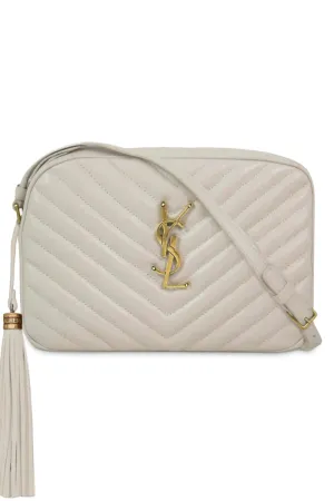 LOU QUILTED CAMERA BAG | CREMA SOFT/GOLD