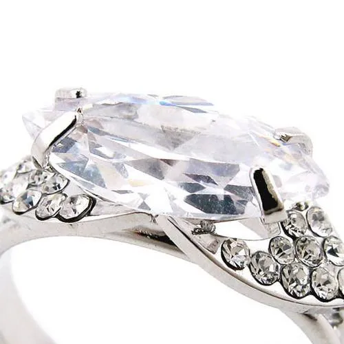 LUX Swarovski Rhinestone Crystal Ring