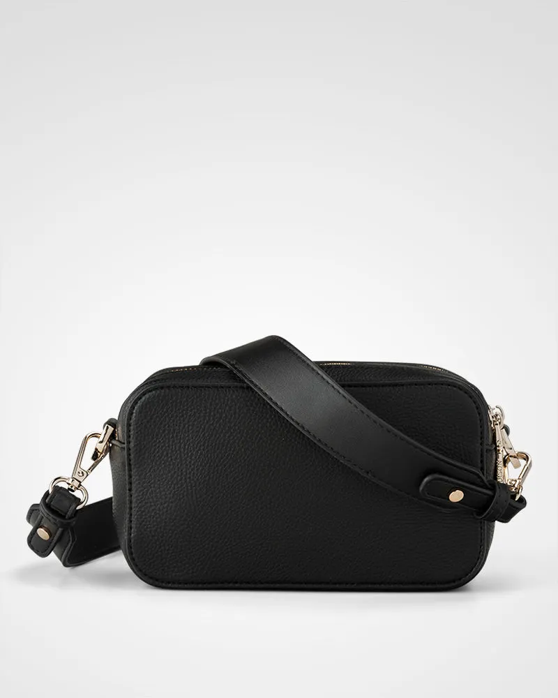 Maddie Double Zip Camera Crossbody Bag   Leopard Bag Strap
