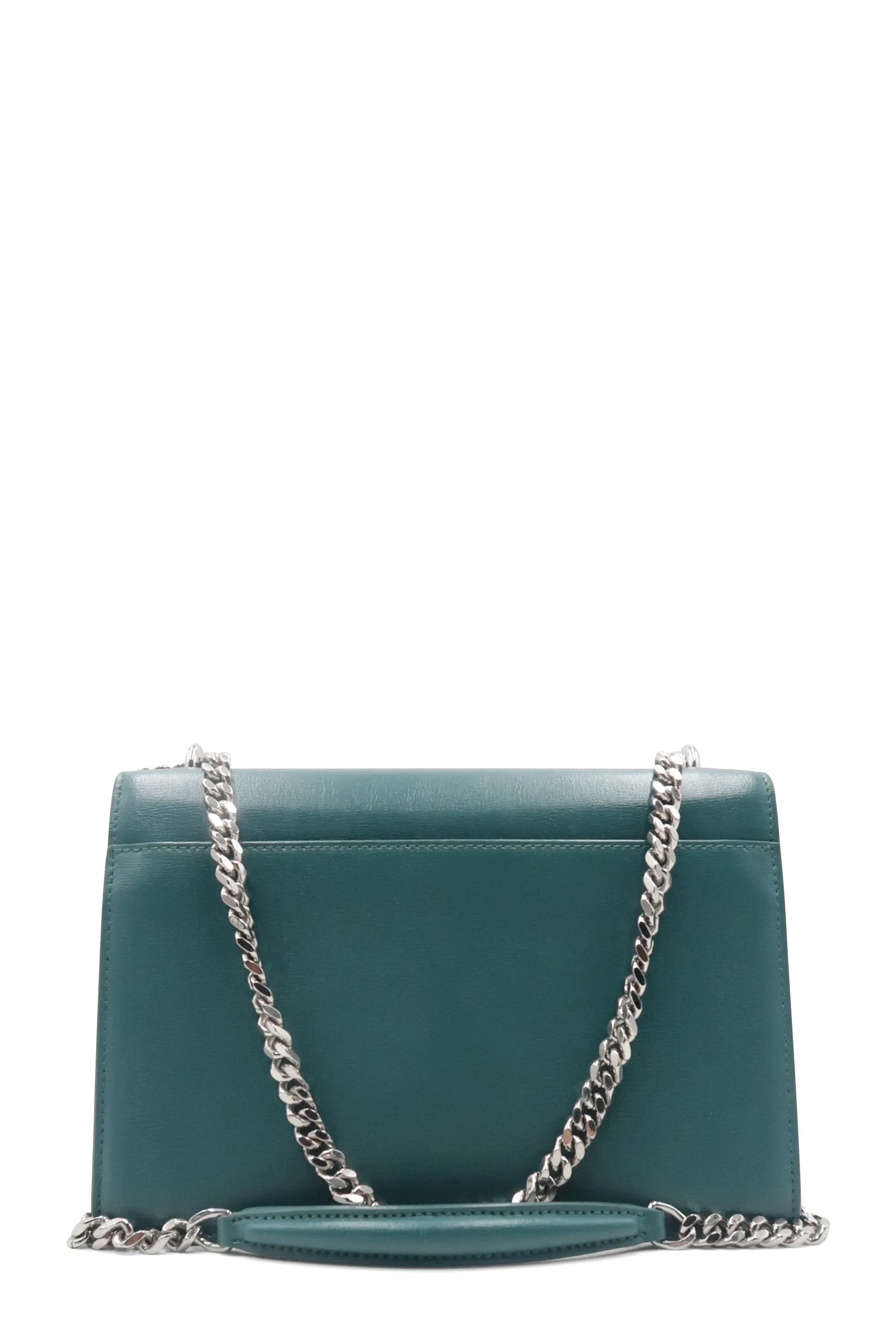 Medium Sunset Bag With Silver Hardware Green