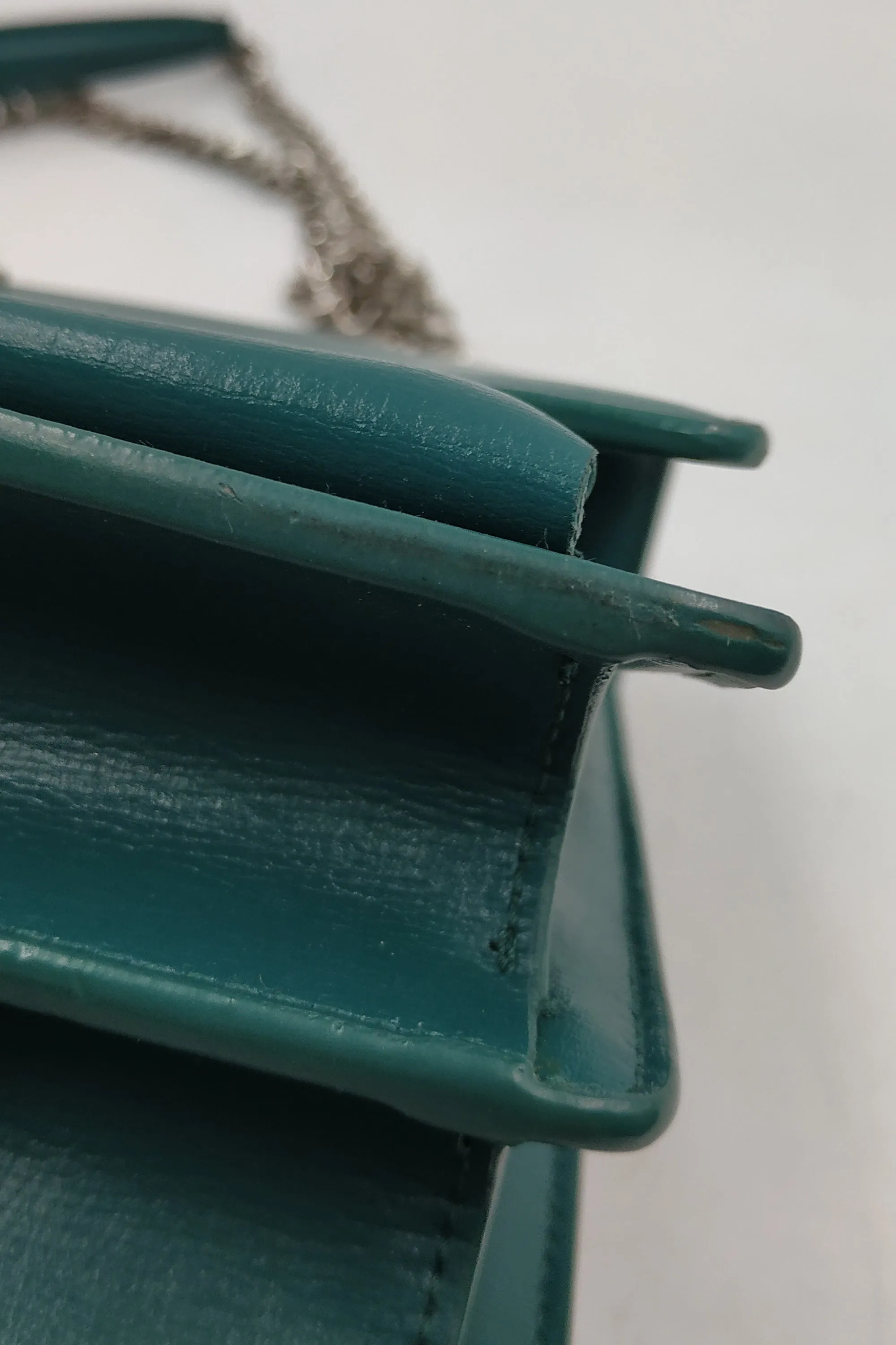 Medium Sunset Bag With Silver Hardware Green