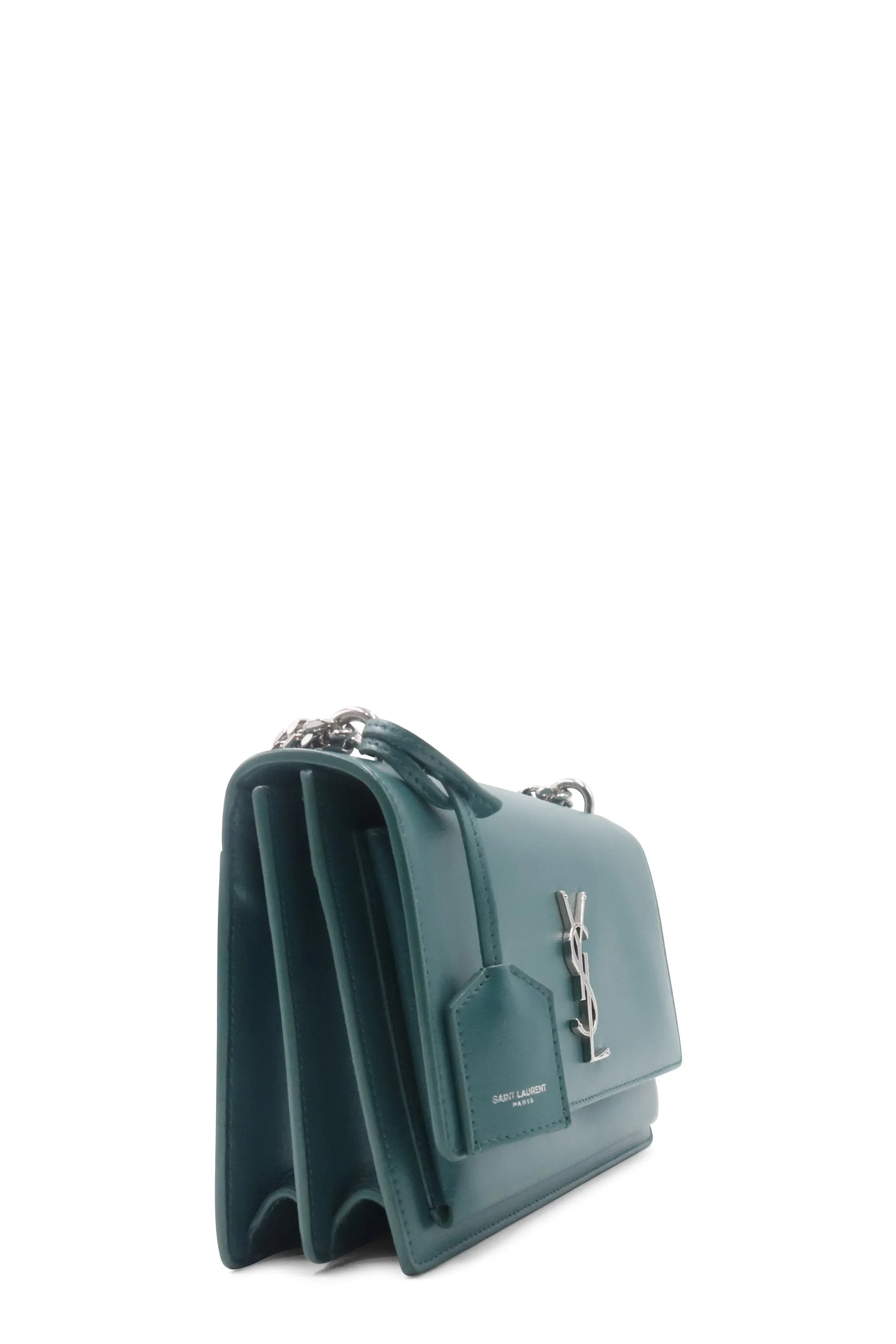 Medium Sunset Bag With Silver Hardware Green