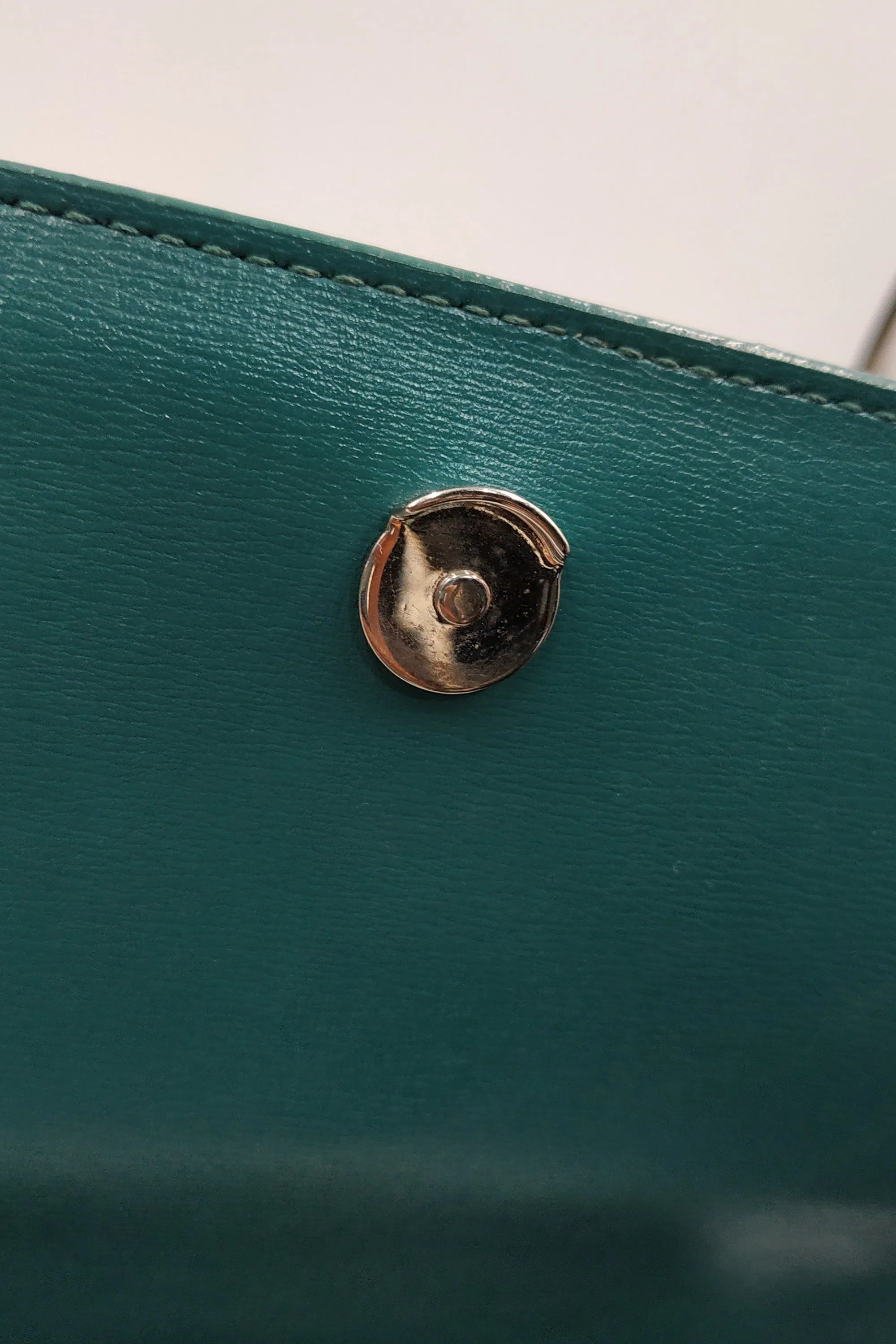 Medium Sunset Bag With Silver Hardware Green