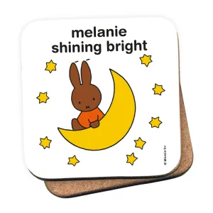 melanie shining bright  Personalised Coaster