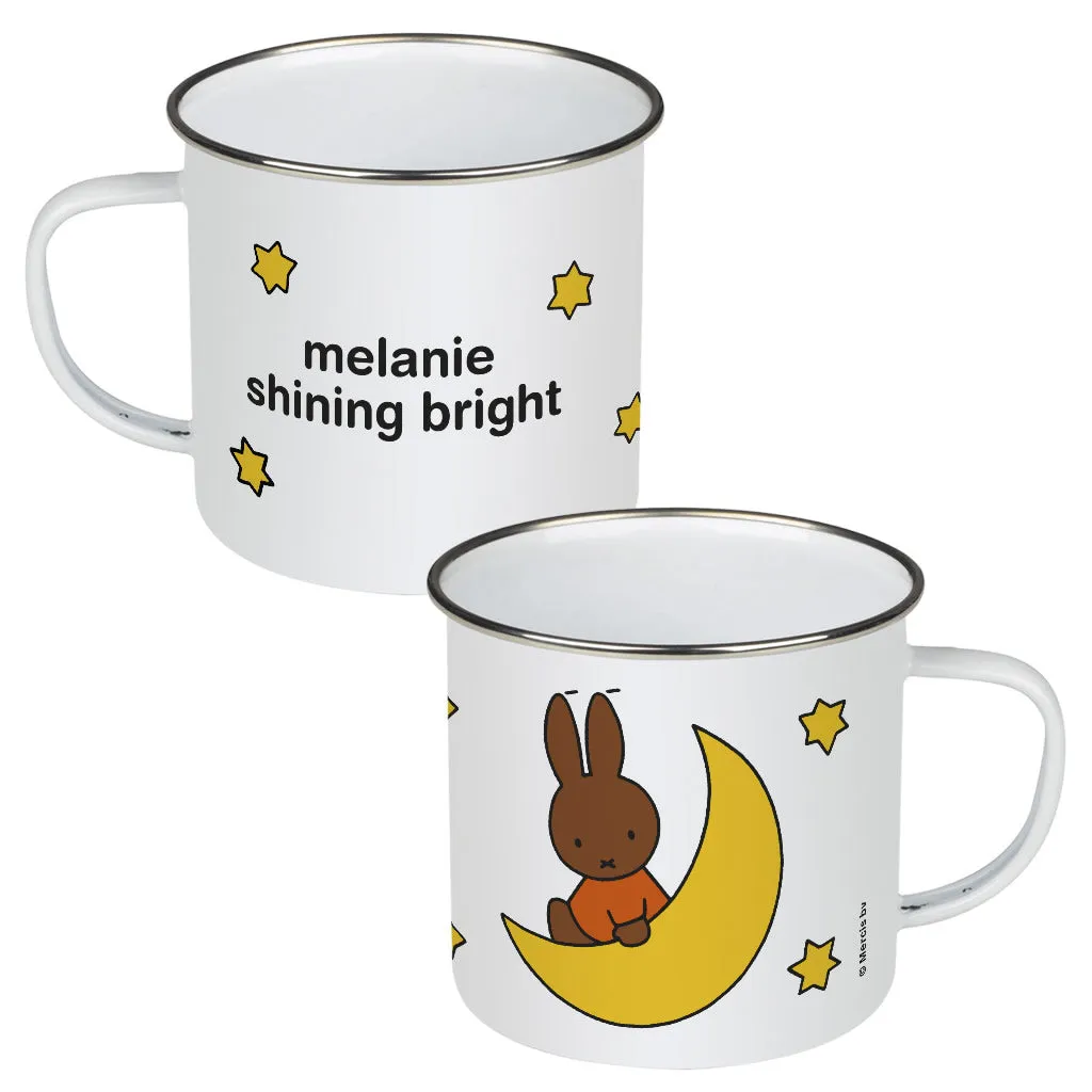 melanie shining bright  Personalised Enamel Mug