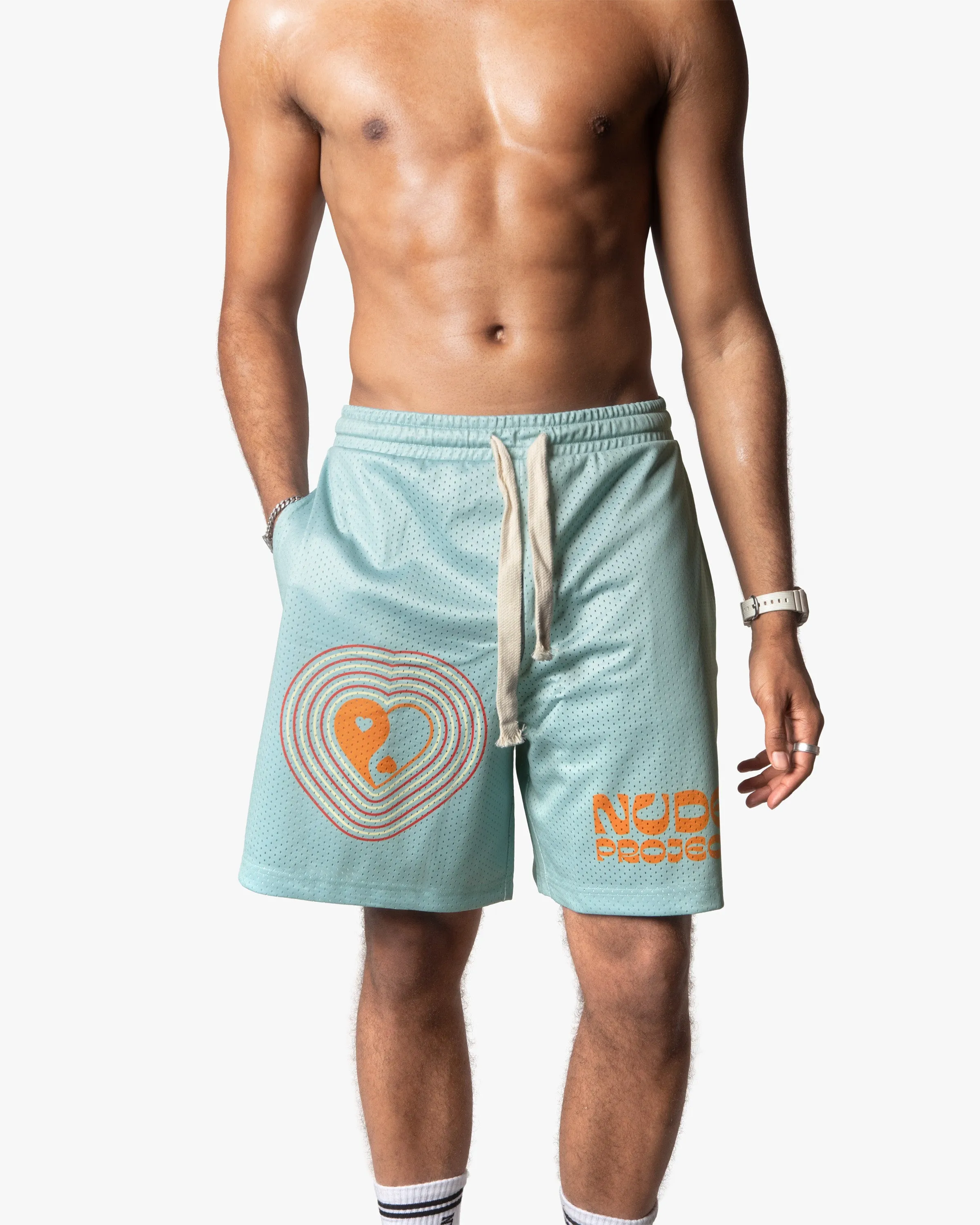 MICH SHORTS ACQUA-GREEN