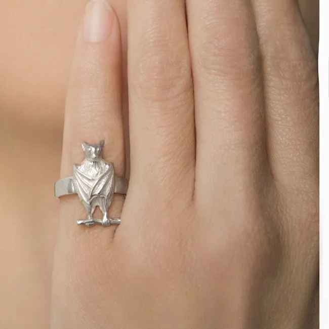 Mini Me Hanging Bat Ring